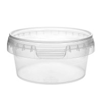 180 ML CLEAR TAMPER EVIDENT TUB and LID